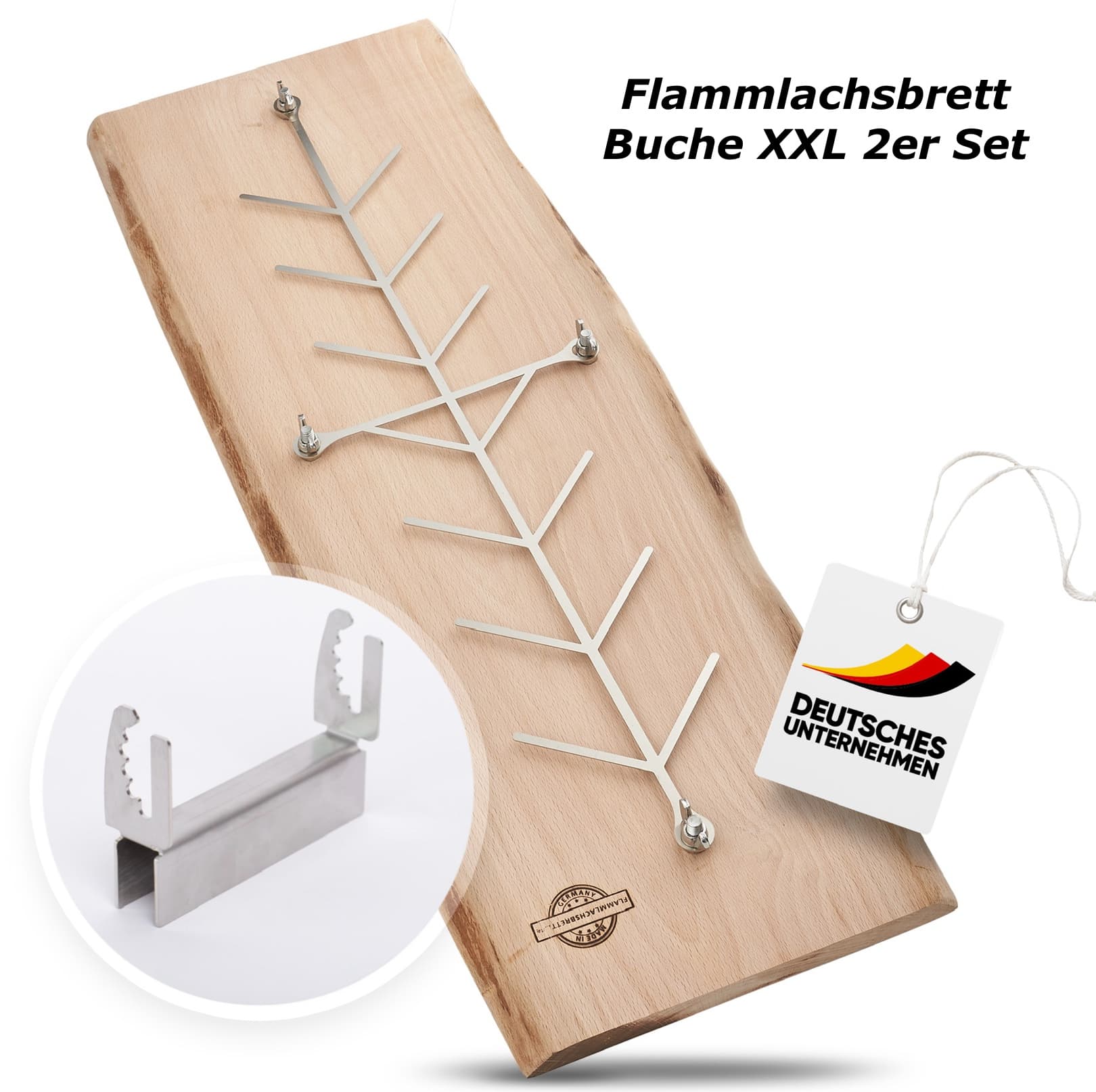 Flammlachsbrett Geschenkidee – Handwerk mit Herz 🎁
