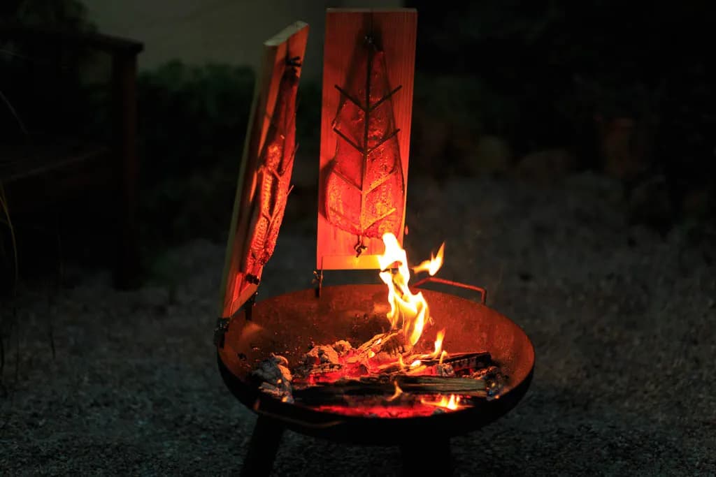 Flammlachsbrett Lärche Standard – robust & regional 4