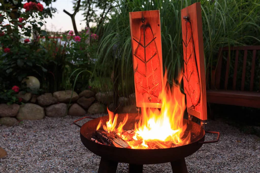Flammlachsbrett Buche Standard – klassisch & langlebig 2