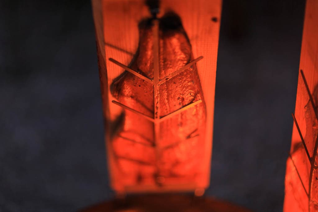 Flammlachsbrett 2er Set Buche Standard – doppelt stark