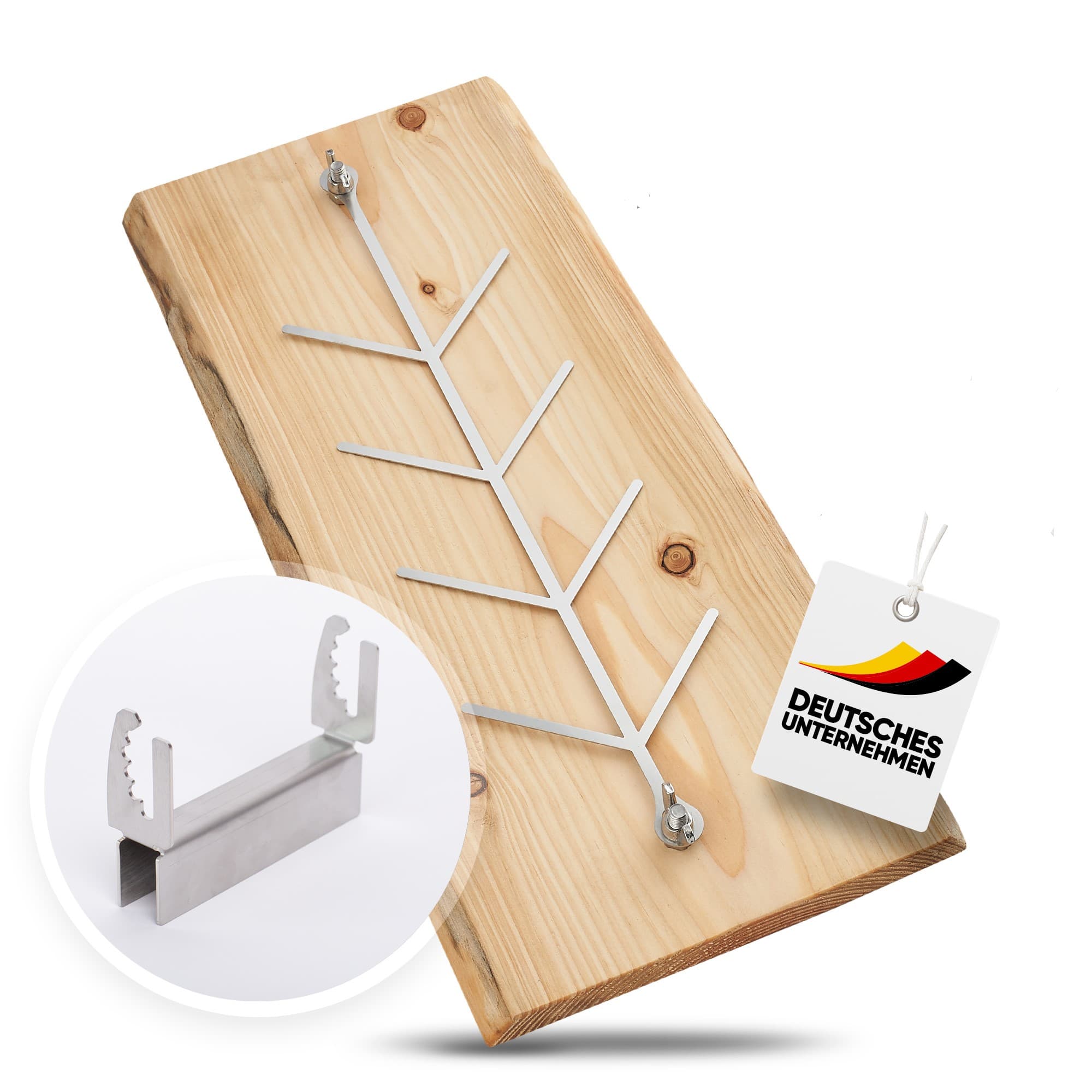 Flammlachsbrett Lärche Rustikal – natürlich & langlebig