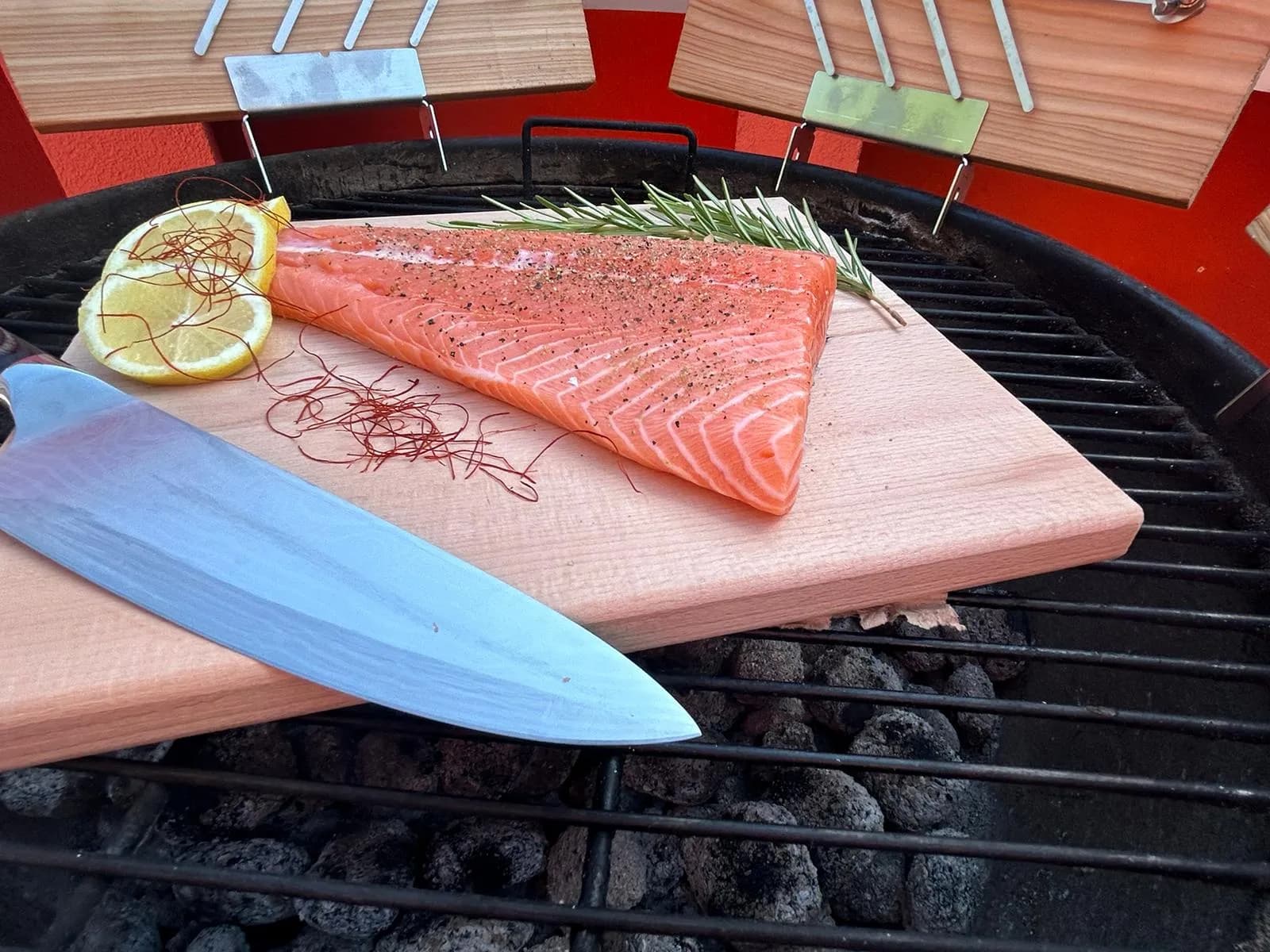 Flammlachs Rezept & Zubereitung – 2er Set Buche  3